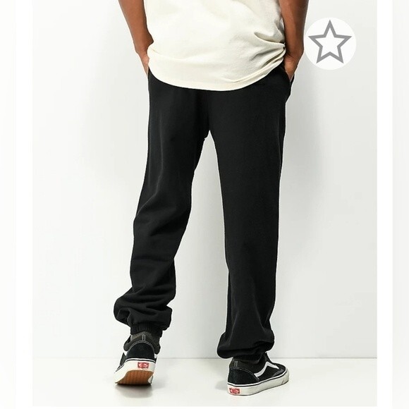 Boss Dog black sweat pants Size M never promised jogger skull punk street wear - Picture 3 of 16